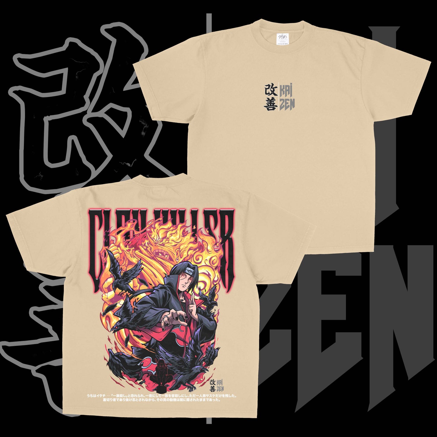 Clan Killer Itachi | Back Print