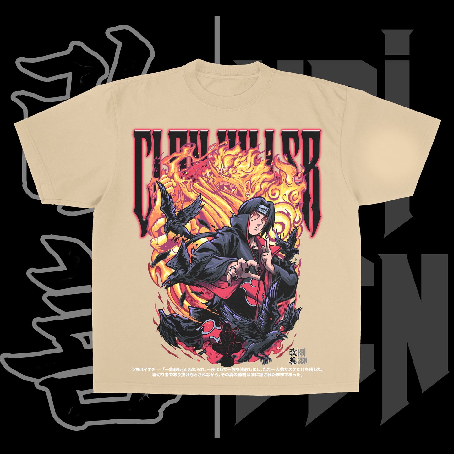 Clan Killer Itach | Front Print