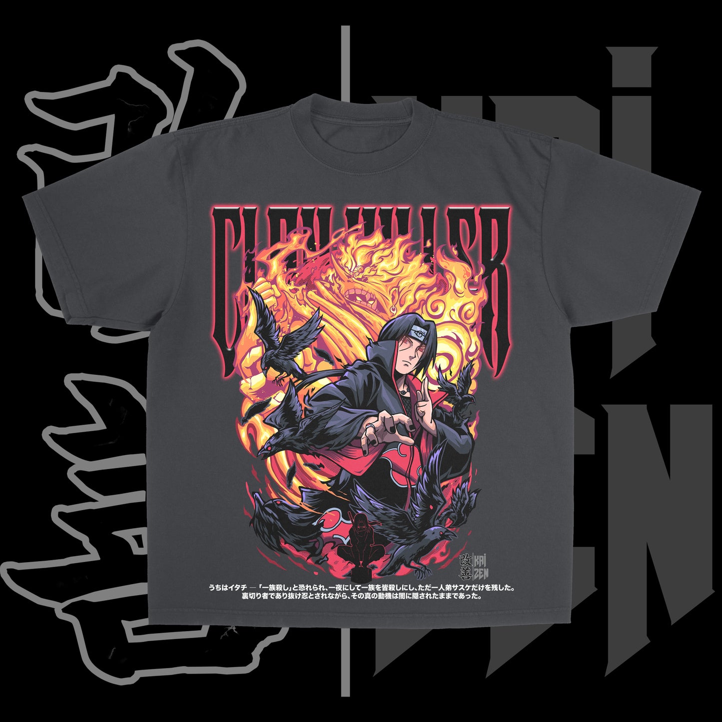 Clan Killer Itach | Front Print