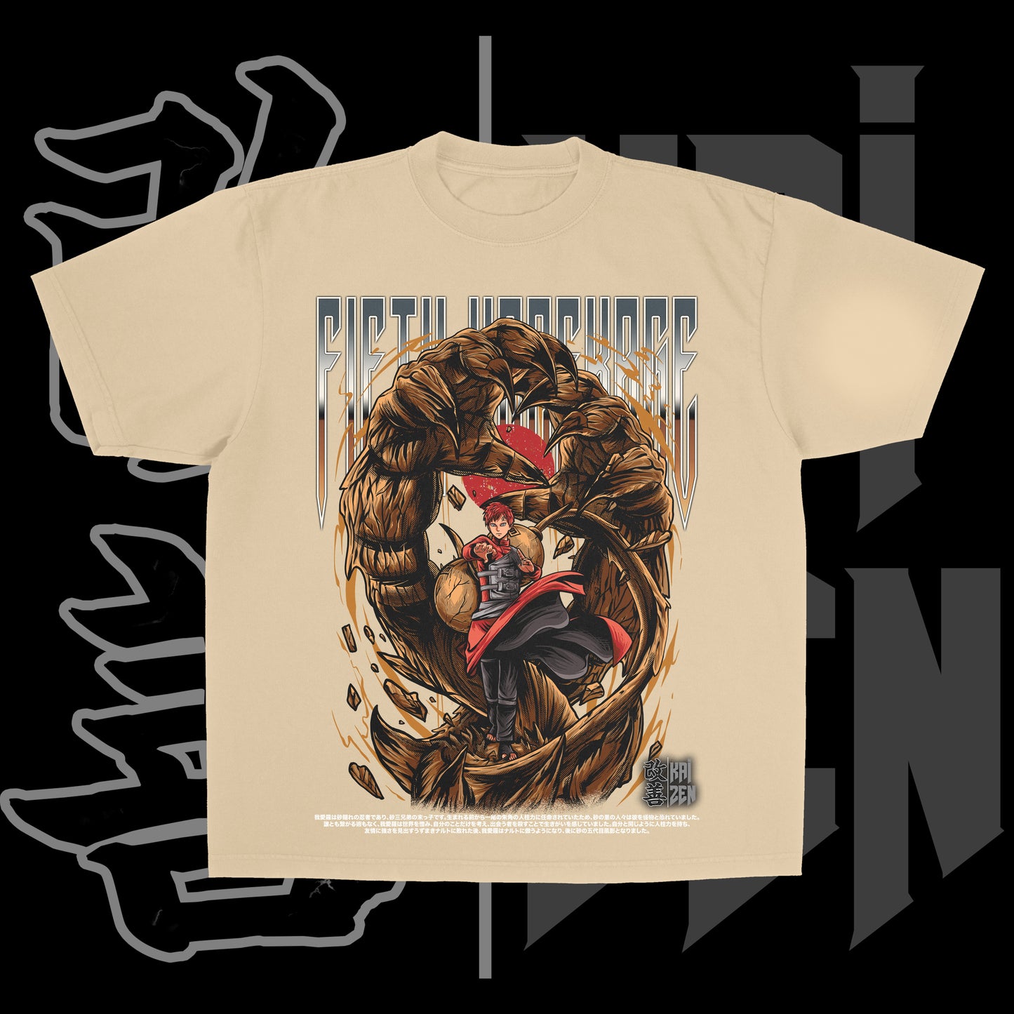 Fifth Kazekage Gaara | Front Print