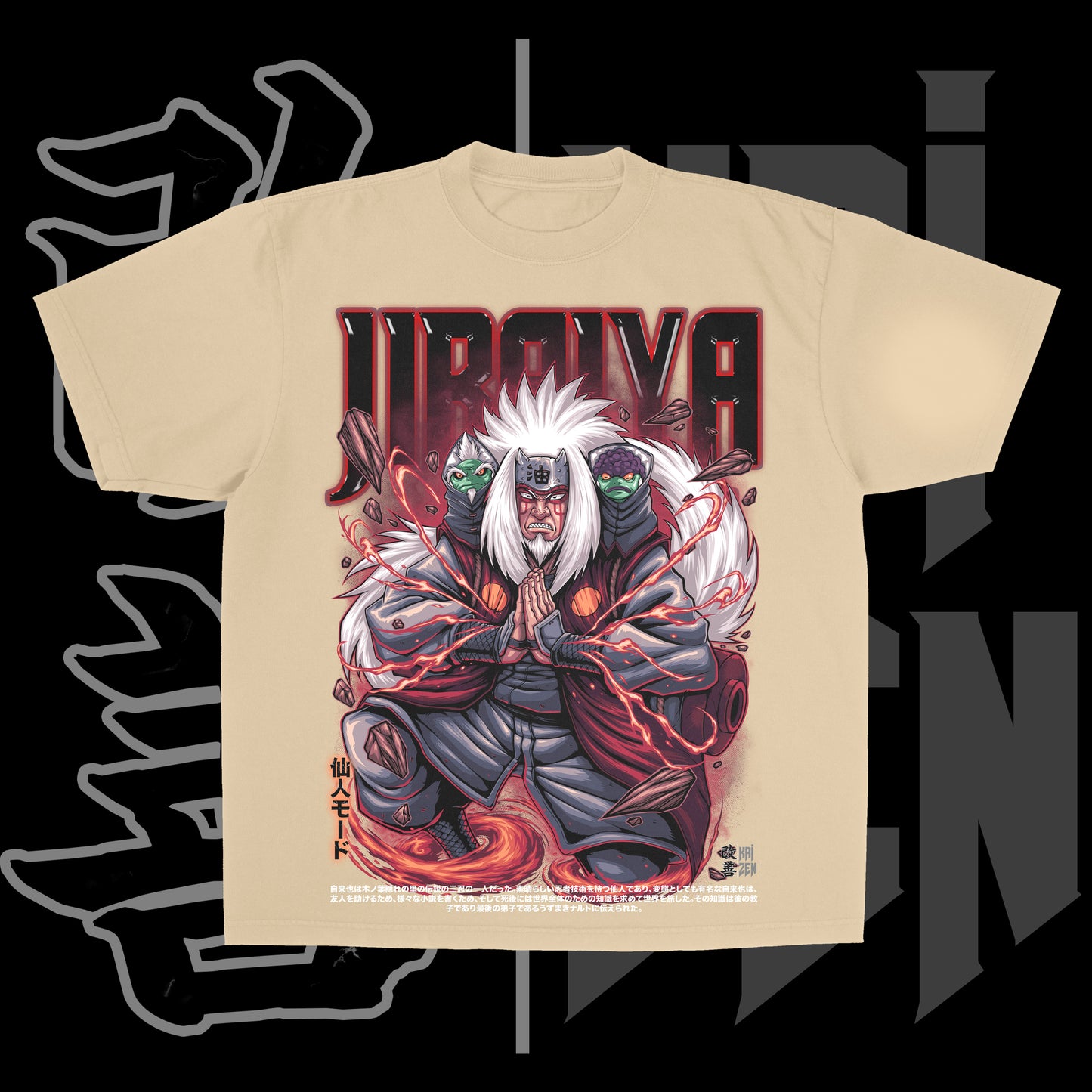Sage Mode Jiraiya | Front Print