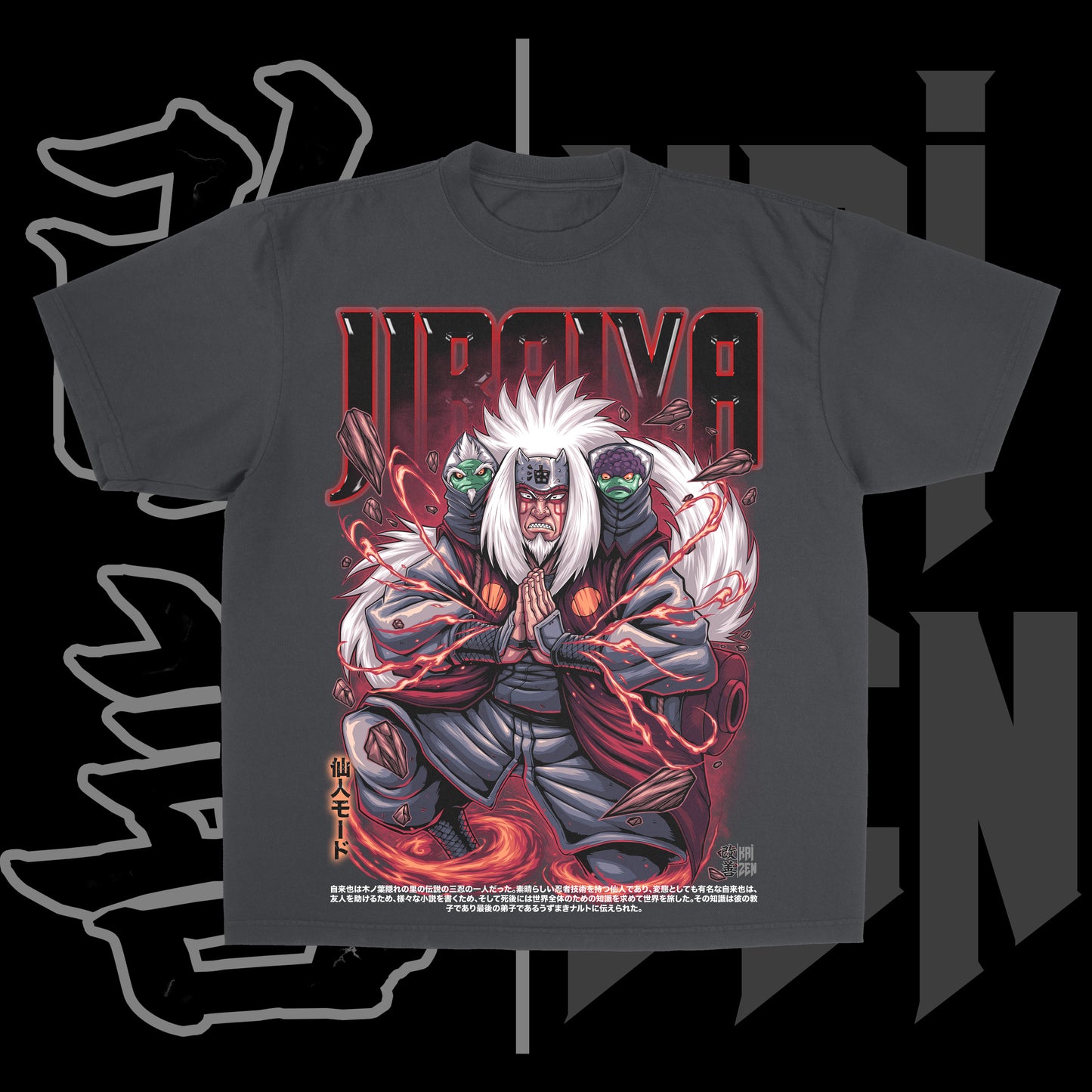 Sage Mode Jiraiya | Front Print