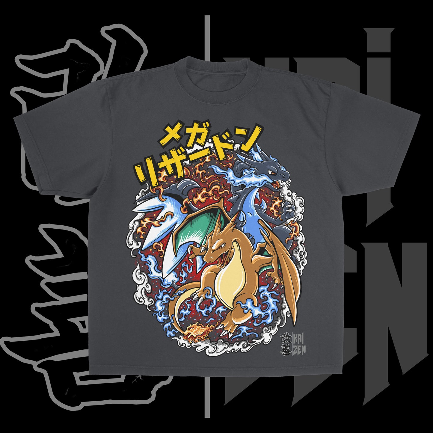 Mega Charizard | Front Print