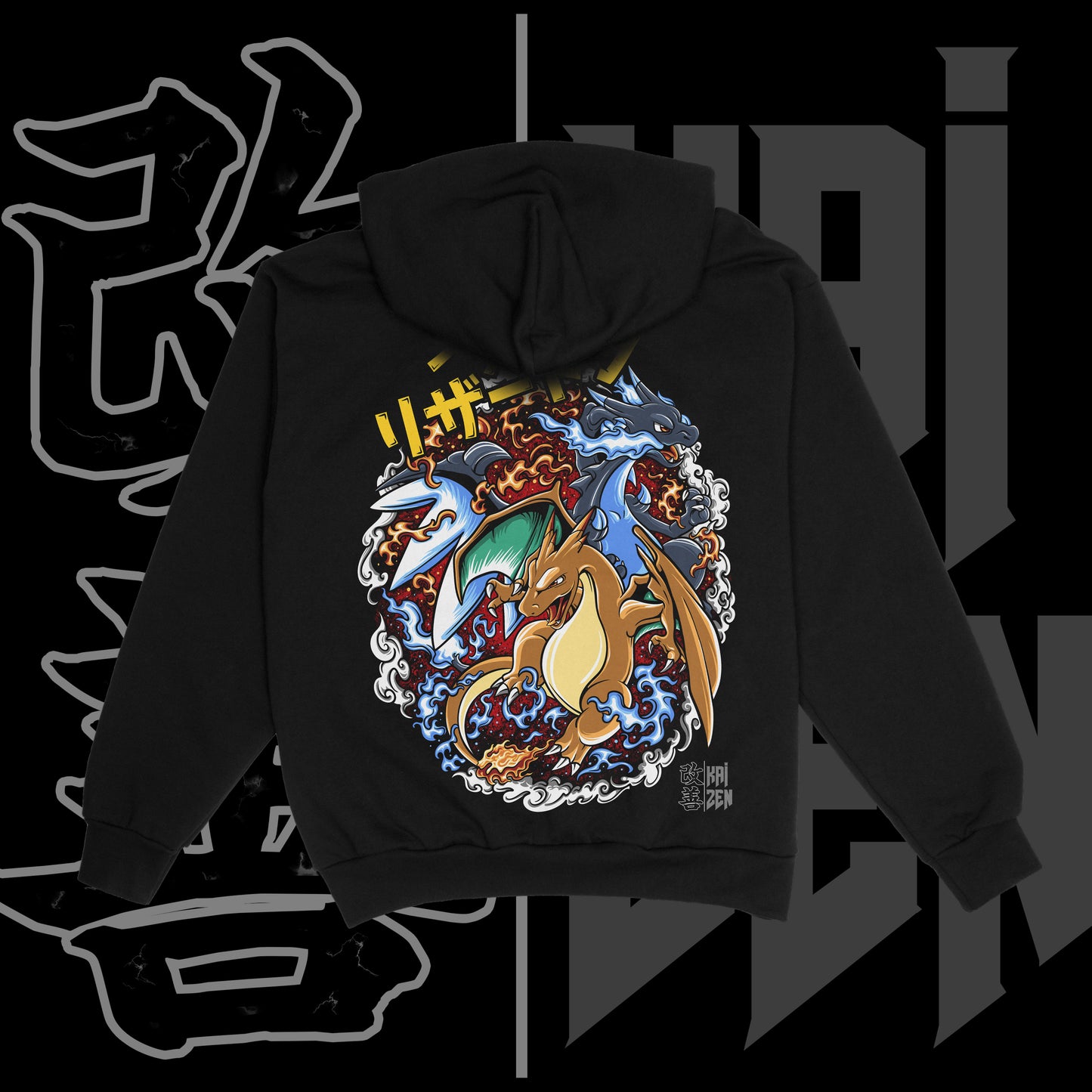Mega Charizard Heavyweight Hoodie