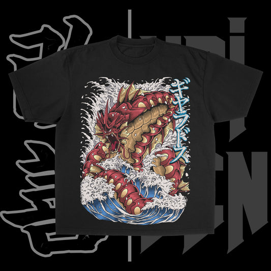 Red Gyarados | Front Print